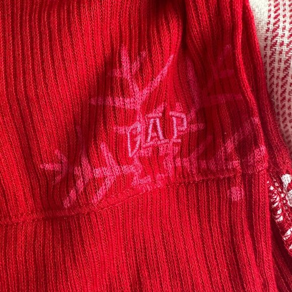 Charter Club & Gap Body Women's Size Large Set of 3 Holiday Red Long Sleeve PJ - Picture 2 of 8